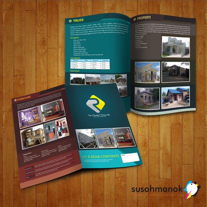 desain brosur perumahan di magelang