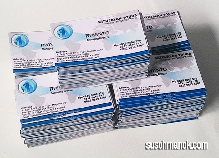 cetak kartu nama di banjarmasin