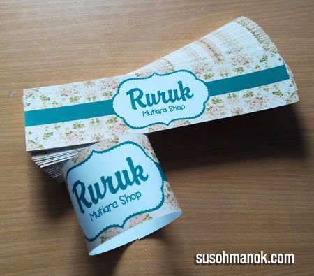 cetak pengikat jilbab di semarang