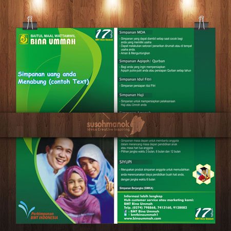 desain brosur sleman