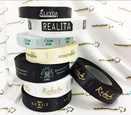 cetak label baju kendal
