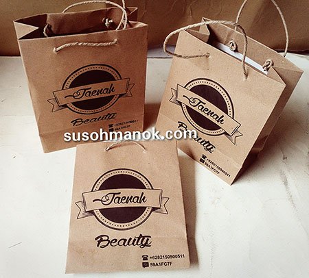 cetak paper bag manado