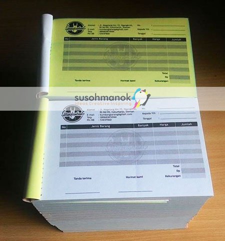 cetak nota di brebes