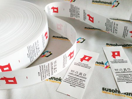 cetak label baju tegal