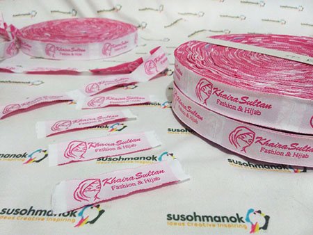 cetak label baju di bontang